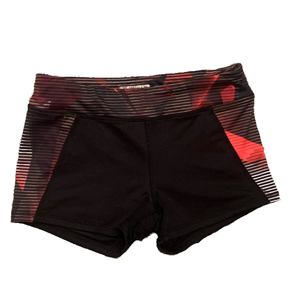 Abstract Spandex Booty Shorts